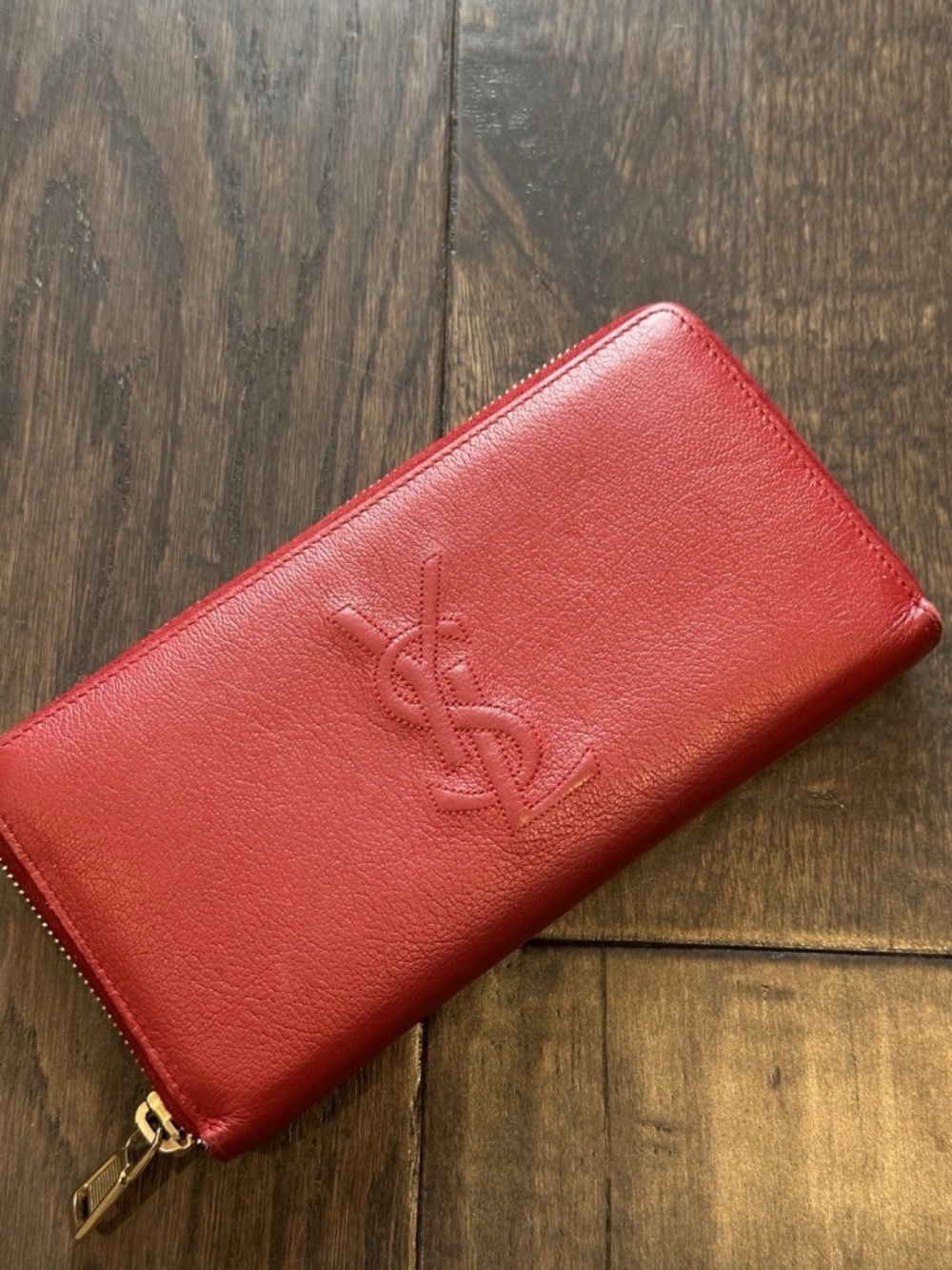 Yves Saint Laurent YSL Belle De Jour Zip Around Wallet